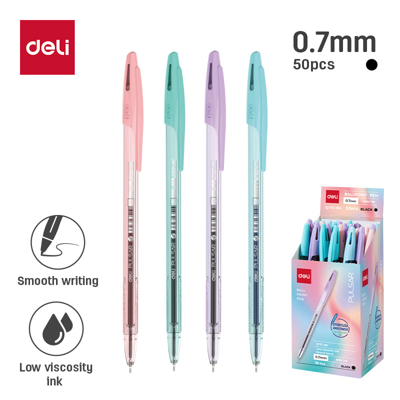 Pulsar Ballpen-0.7-BK | Fast writing | Long-lasting ink | Comfortable grip