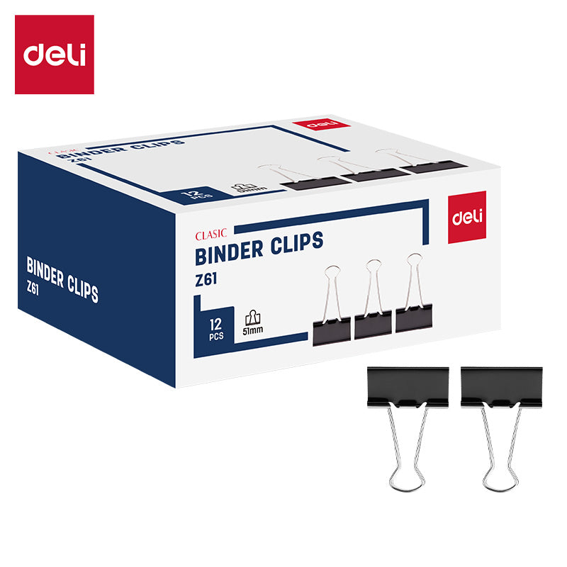 Effortless Binder Clip-BK | Holds 240 sheets | Smooth clamping | Rust free