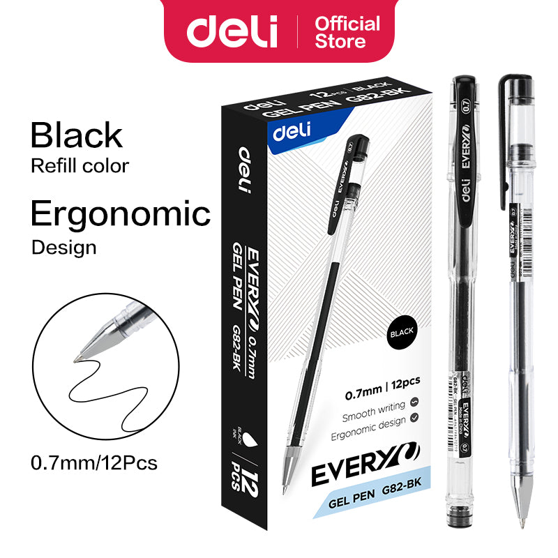 (EG82-BK) Every Gel Pen-.07-BK
