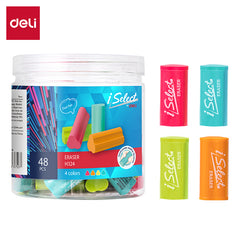 iSelect Eraser - Colored | Dust-free | PVC free | Precise | Neon colors