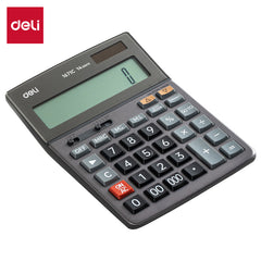 Deli Desktop Calculator | 150 step check | Metal body | 14 Digits