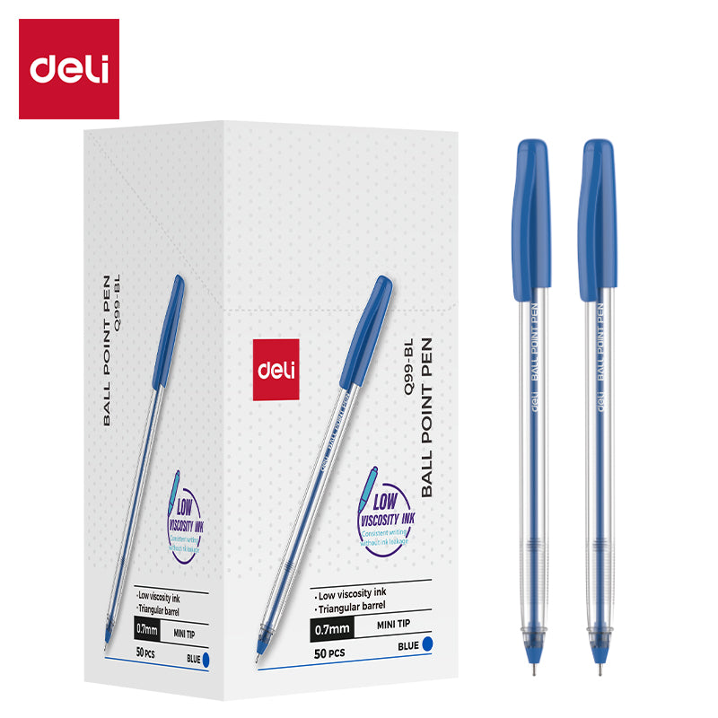 (EQ99-BL) Deli Ballpen-0.7-BL