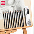 (S998-8B) Deli Pencil-8B-Black