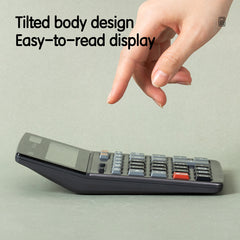 Deli Desktop Calculator | 150 step check | Metal body | 14 Digits
