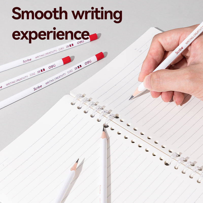 (WC062) Scribe Pencil -2B-Tri-White