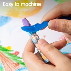 ColorKids Oil Pastel-Plastic | 12 Color palette | Smooth | Eco friendly & safe | Easy grip