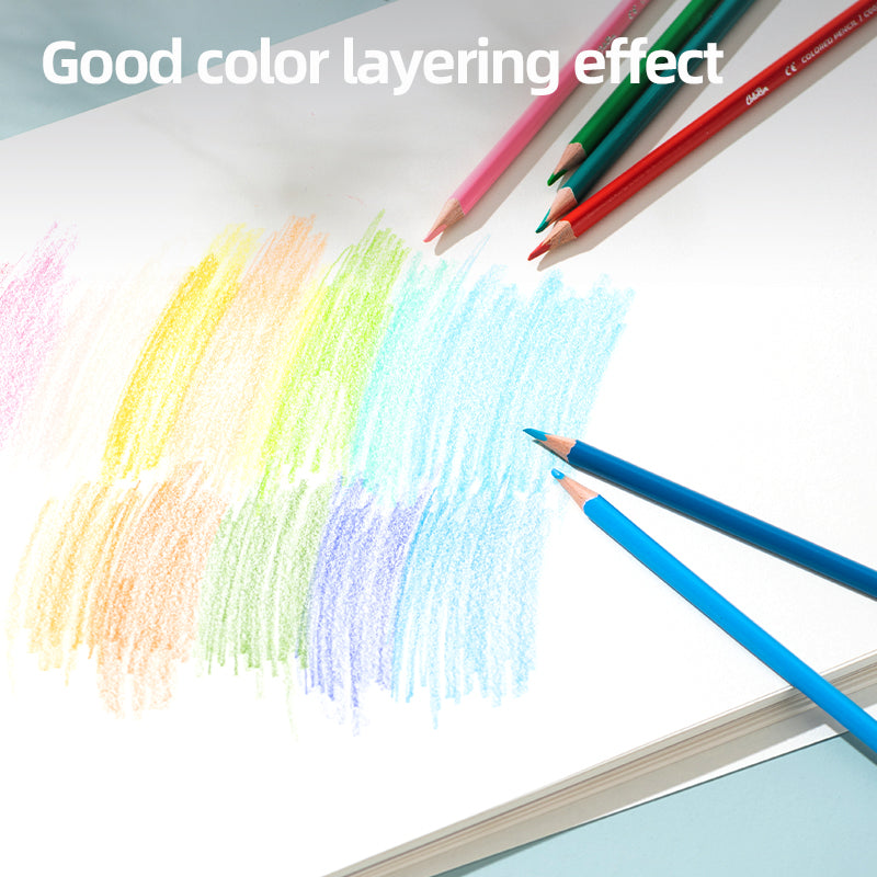 Colorun Colored Pencil-Tin-12 | Vibrant | Safe | Free sharpener | 12 colors