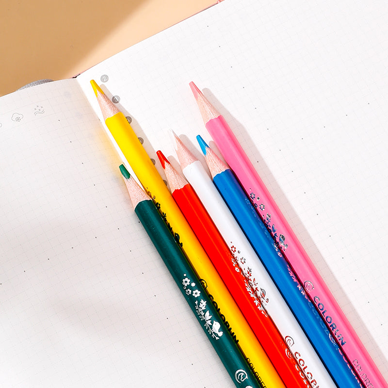 Colorun Colored Pencil-Full-24  | High Quality | Vibrant | Safe | 24 colors