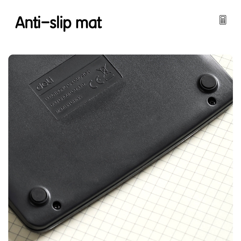 Deli Desktop Calculator | 150 step check | Metal body | 14 Digits