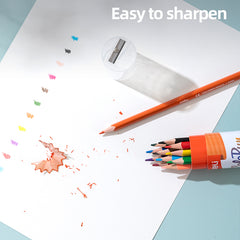 Colorun Colored Pencil-Tin-12 | Vibrant | Safe | Free sharpener | 12 colors