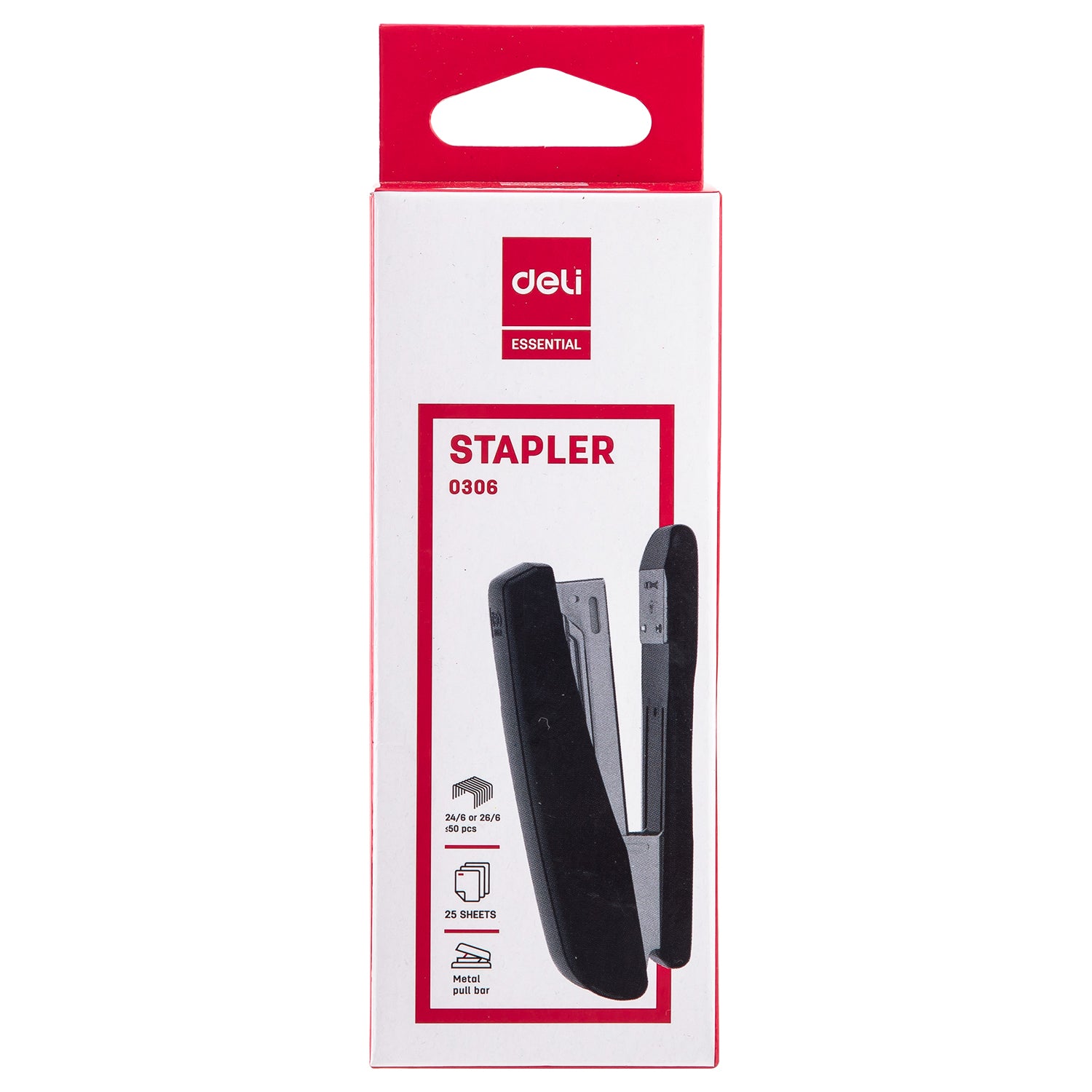 Stapler-Regular-BK-W-BL| Sleek | Durable | 50,000+ Stapling