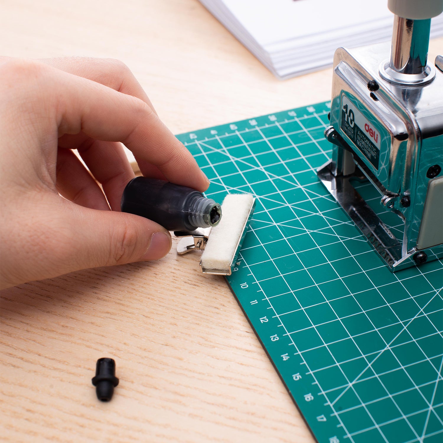 Numbering Machine-10 | Integrated ink pad | Precise | 10 digit number stamping