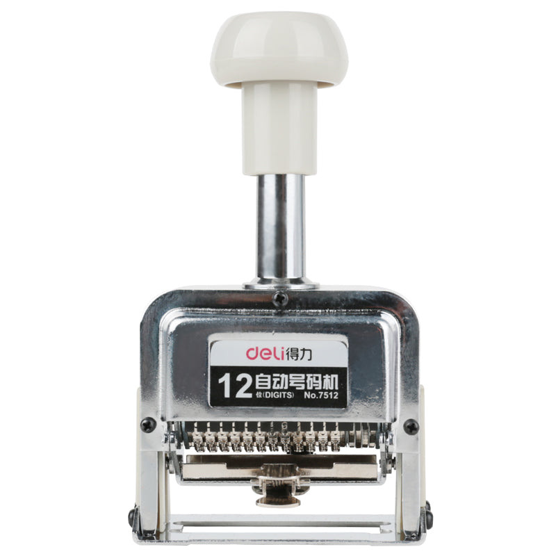 Numbering Machine-12 | Integrated ink pad | Precise | 12 digit number stamping