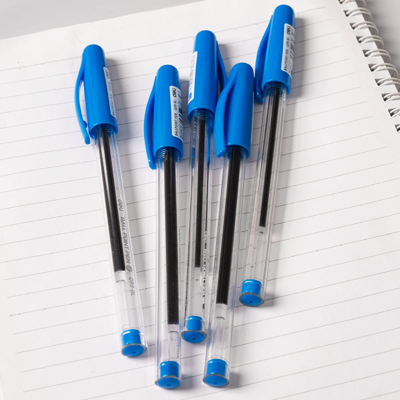Deli Ballpen-0.7-Blue | Extra Smooth | Long-lasting