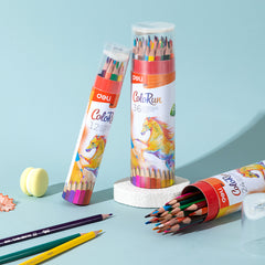Colorun Colored Pencil-Tin-12 | Vibrant | Safe | Free sharpener | 12 colors