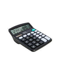 Desktop Calculator-12-Black | 1,000,000+ button life | 145° wide-view design | 3-year warranty