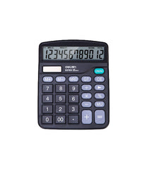 Desktop Calculator-12-Black | 1,000,000+ button life | 145° wide-view design | 3-year warranty
