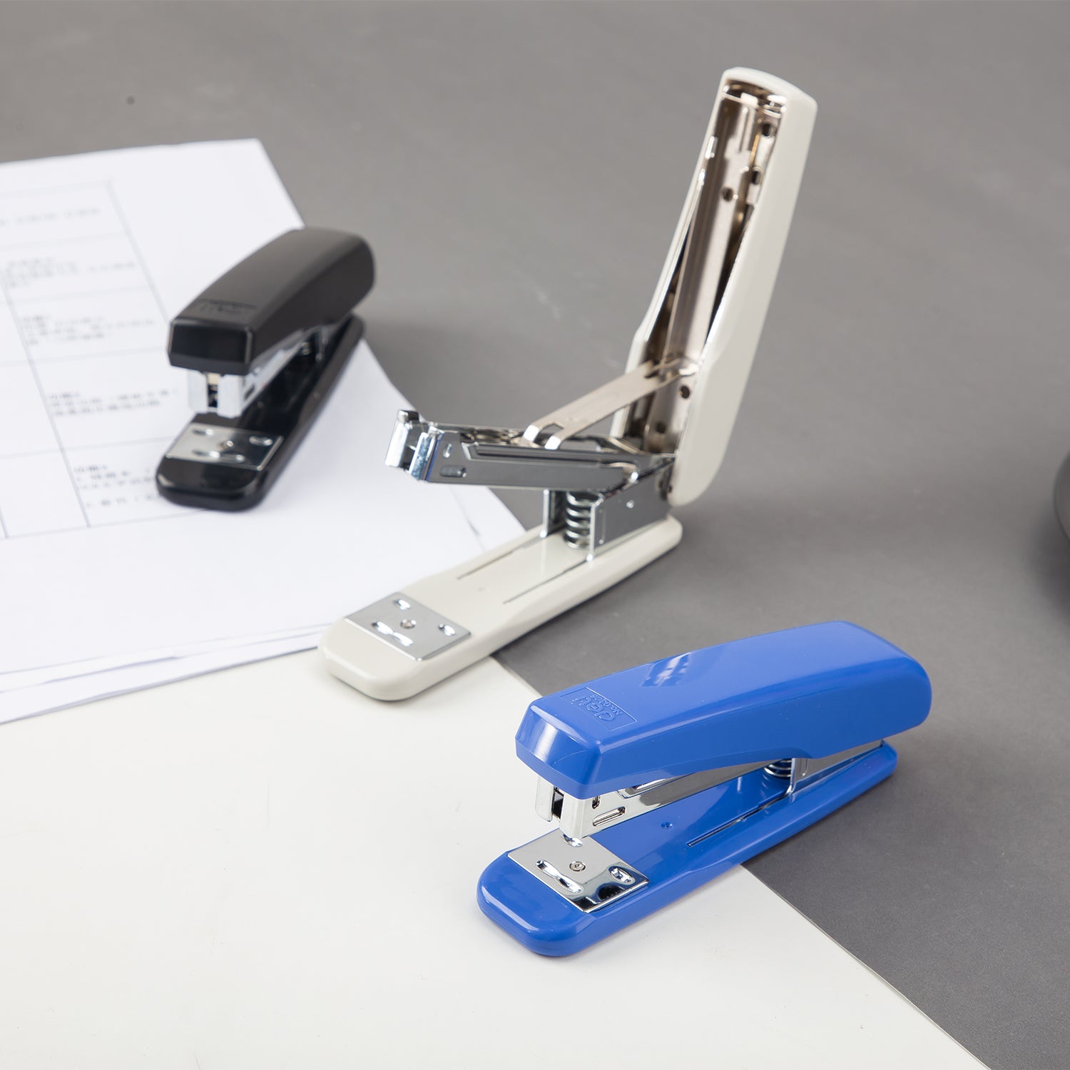 Stapler-Regular-BK-W-BL| Sleek | Durable | 50,000+ Stapling