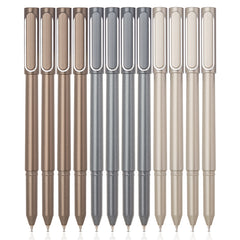(A13) Deli  Gel pen-0.5- A13-BK | Triangular body | Lower refills | Lightning fast writing speed