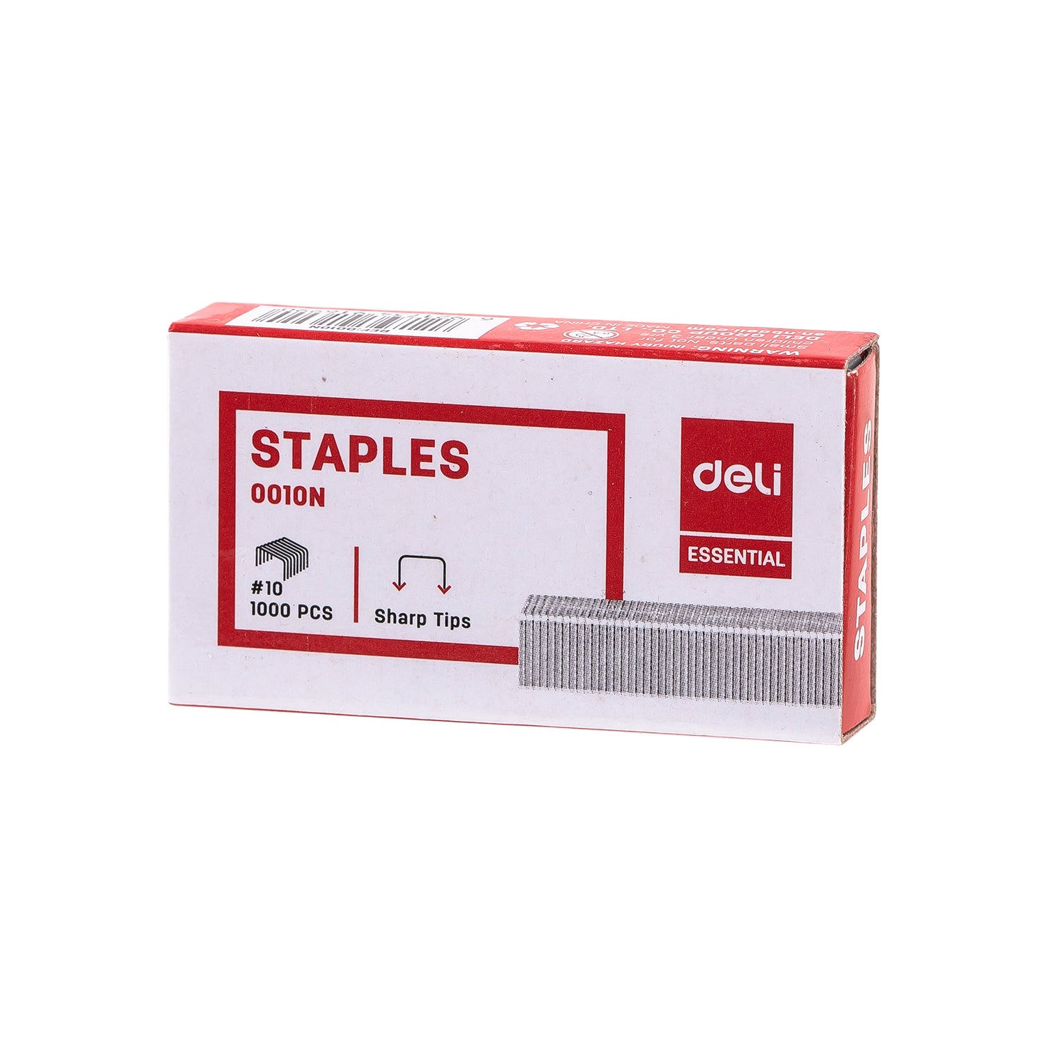Deli Staples-10 | For small staplers | Anti-corrosion zinc surface | Smooth stapling