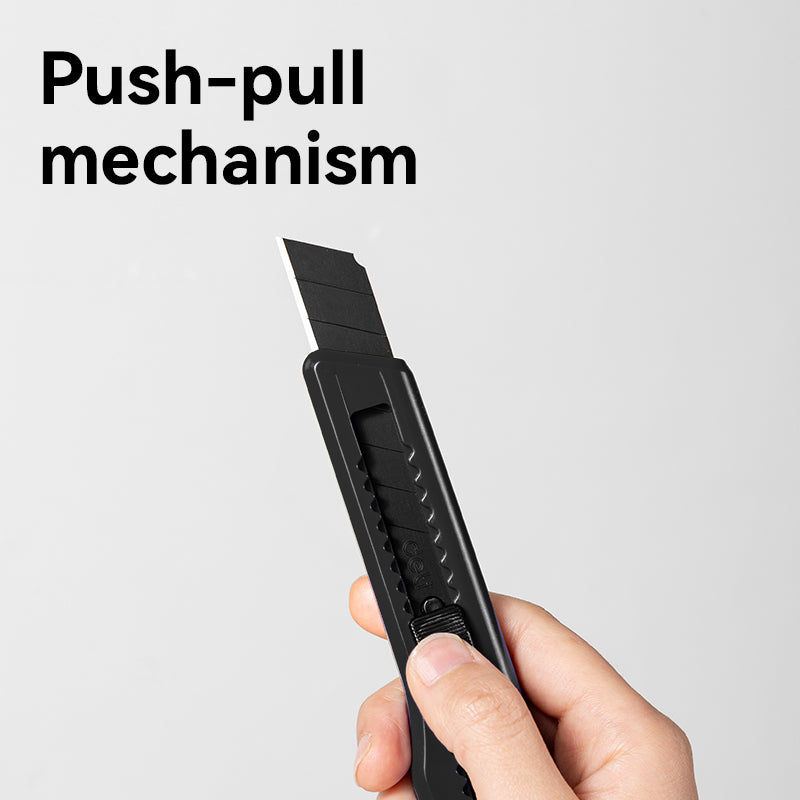 Anti-Cutter-large-Bk Blade-BK | Sharp & Durable | Push Pull Mechanism