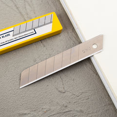 Anti-Cutter Blade 8 snap-off blades SILVER Sharp | Long-lasting | Pack of 10