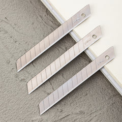 Anti-Cutter Blade 13 snap-off blades SILVER | Sharp | Long-lasting | Pack of 10