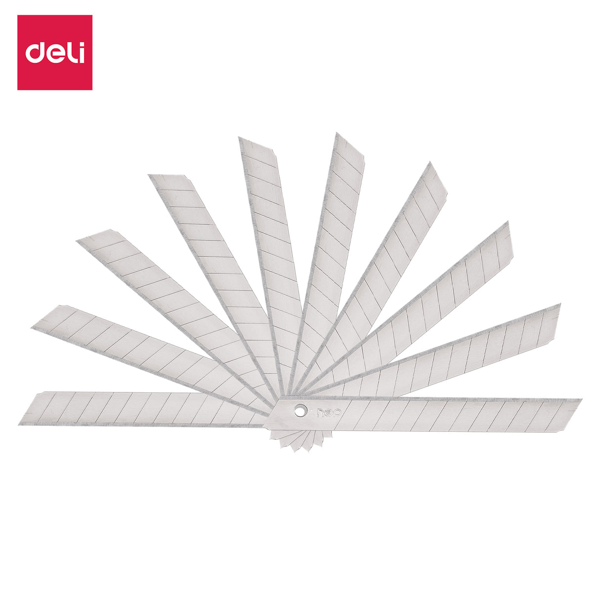 Anti-Cutter Blade 13 snap-off blades SILVER | Sharp | Long-lasting | Pack of 10