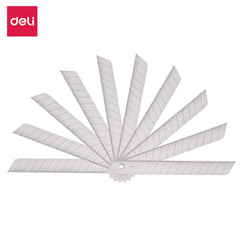 Anti-Cutter Blade 13 snap-off blades SILVER | Sharp | Long-lasting | Pack of 10
