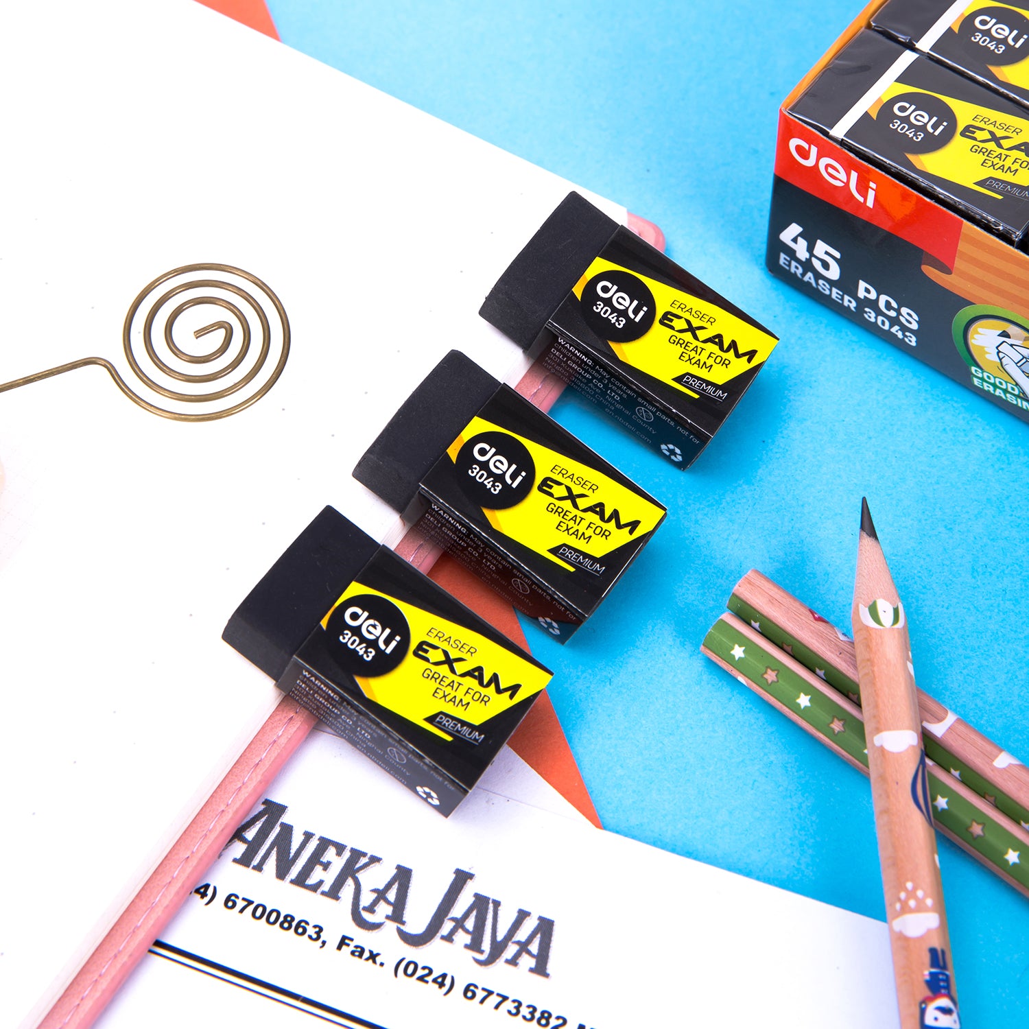 (E3043 ) Exam Eraser Black