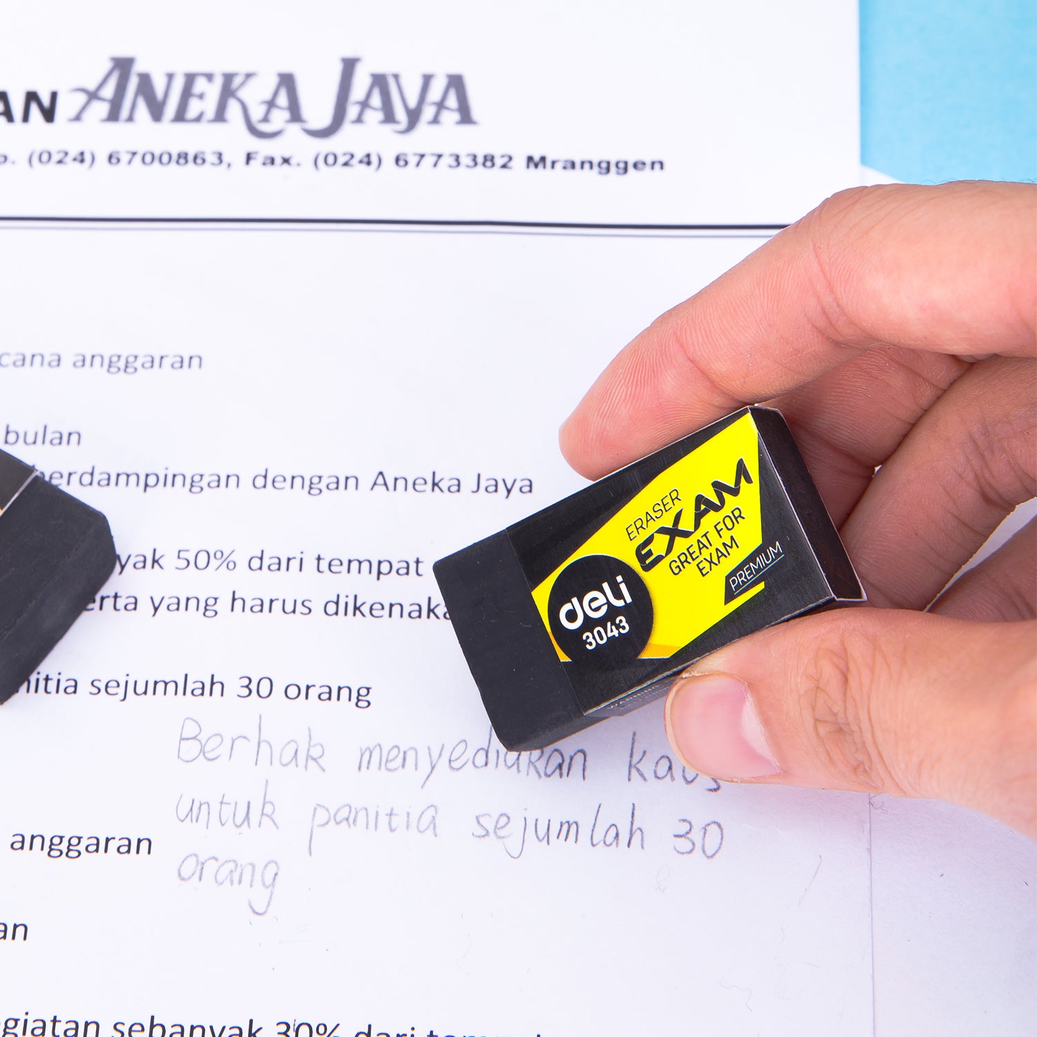 Exam Eraser Black | Dust Free | Anti Smudge