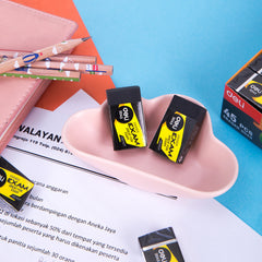 Exam Eraser Black | Dust Free | Anti Smudge