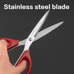 Scissors-Large-BK-RD | Sharp blades | Smooth cutting | Comfortable grip