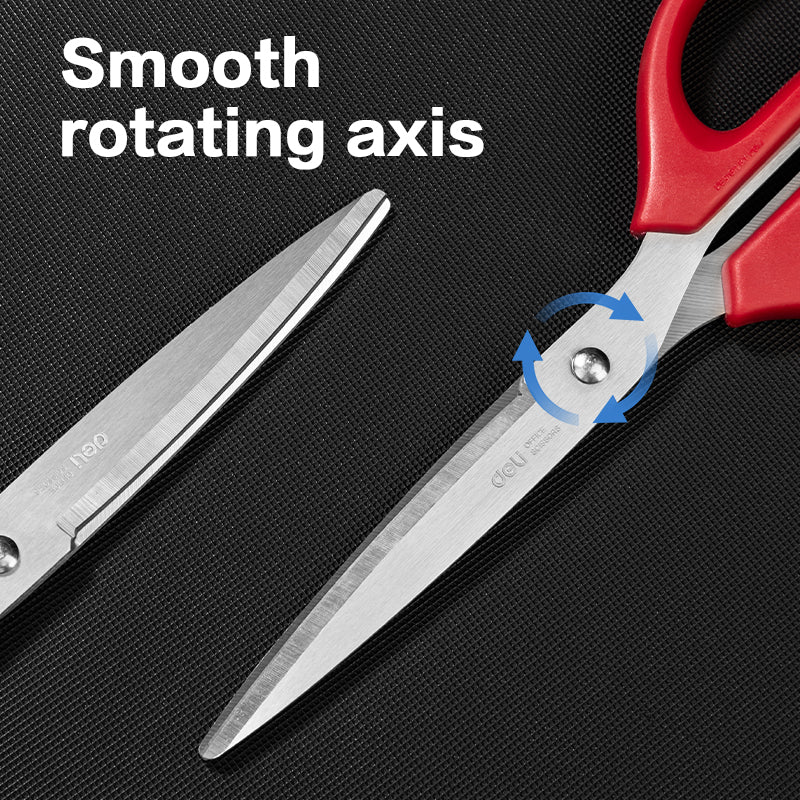 Scissors-Large-BK-RD | Sharp blades | Smooth cutting | Comfortable grip