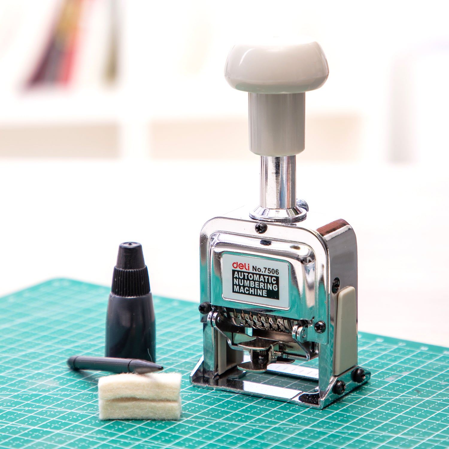 Numbering Machine-6 | Integrated ink pad | Precise | 6 digit number stamping