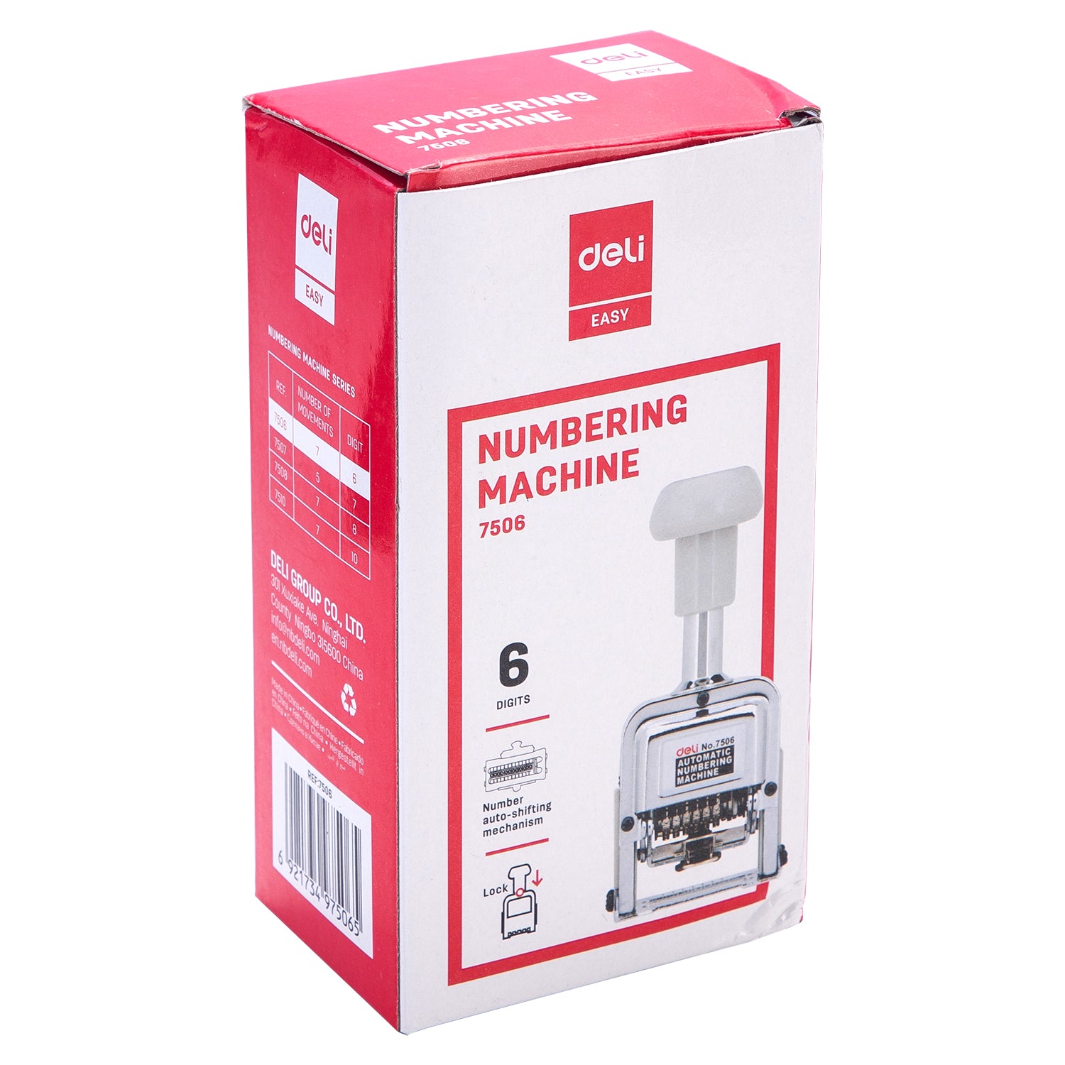 Numbering Machine-6 | Integrated ink pad | Precise | 6 digit number stamping
