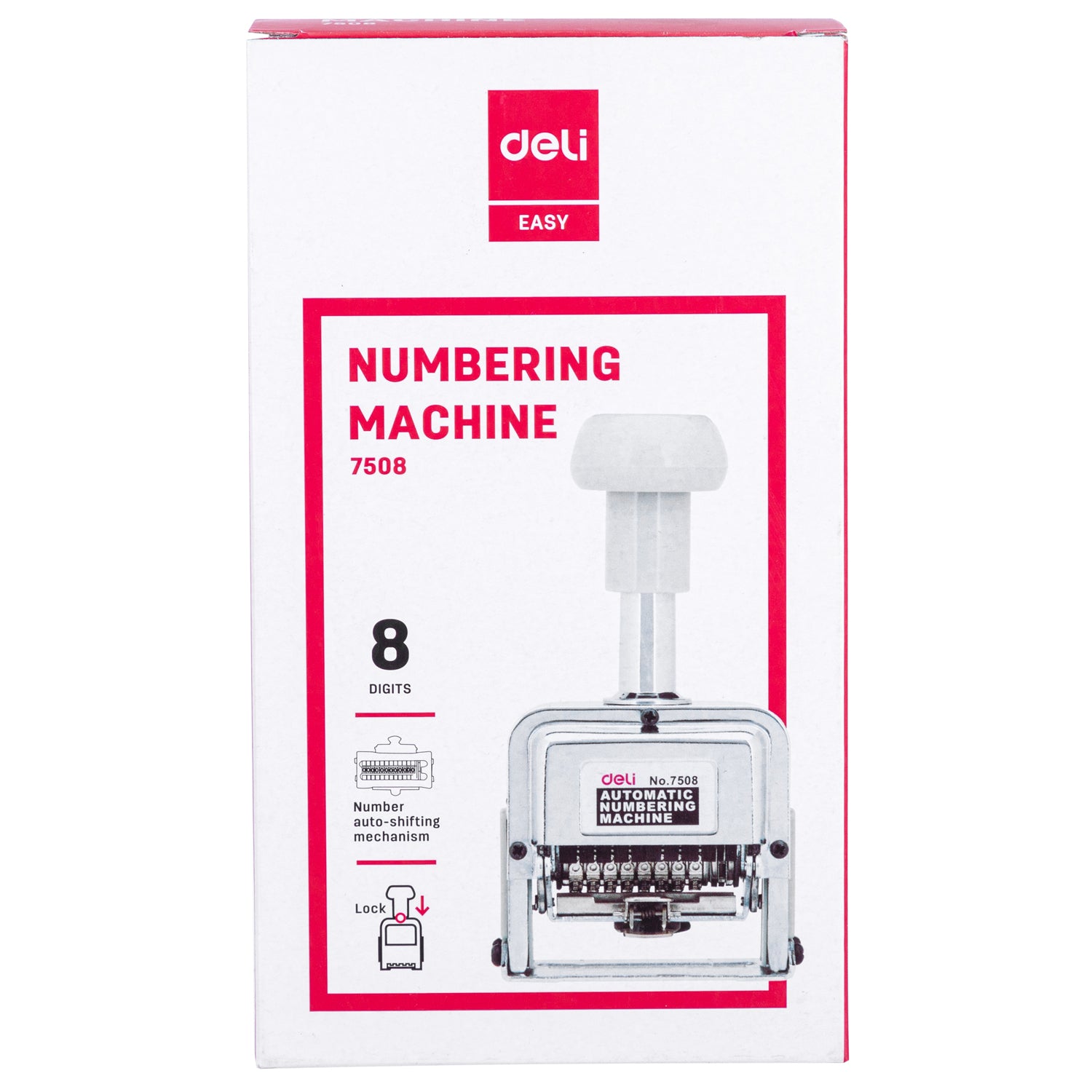 Numbering Machine-8 | Integrated ink pad | Precise | 8 digit number stamping