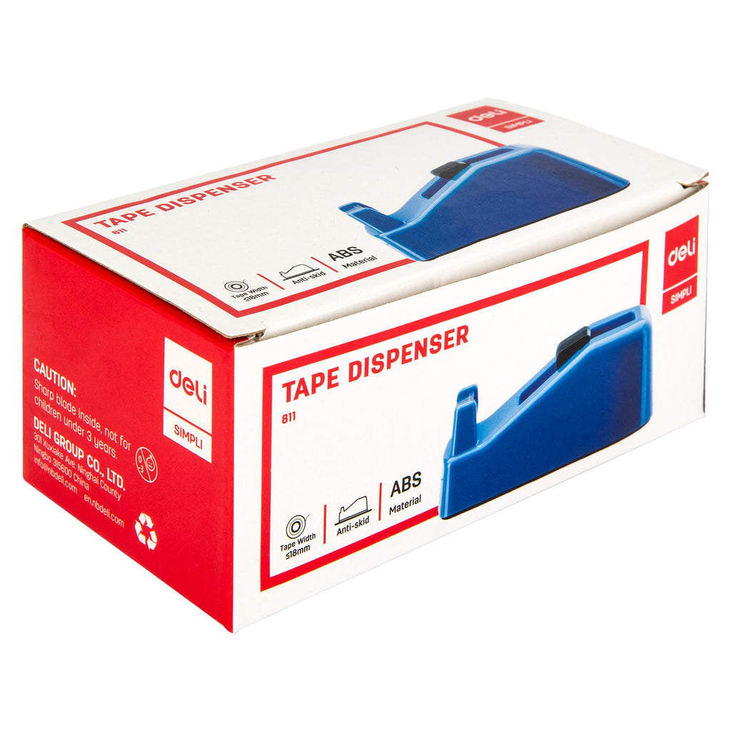 (E811) Tape Dispenser-Medium-W-BL