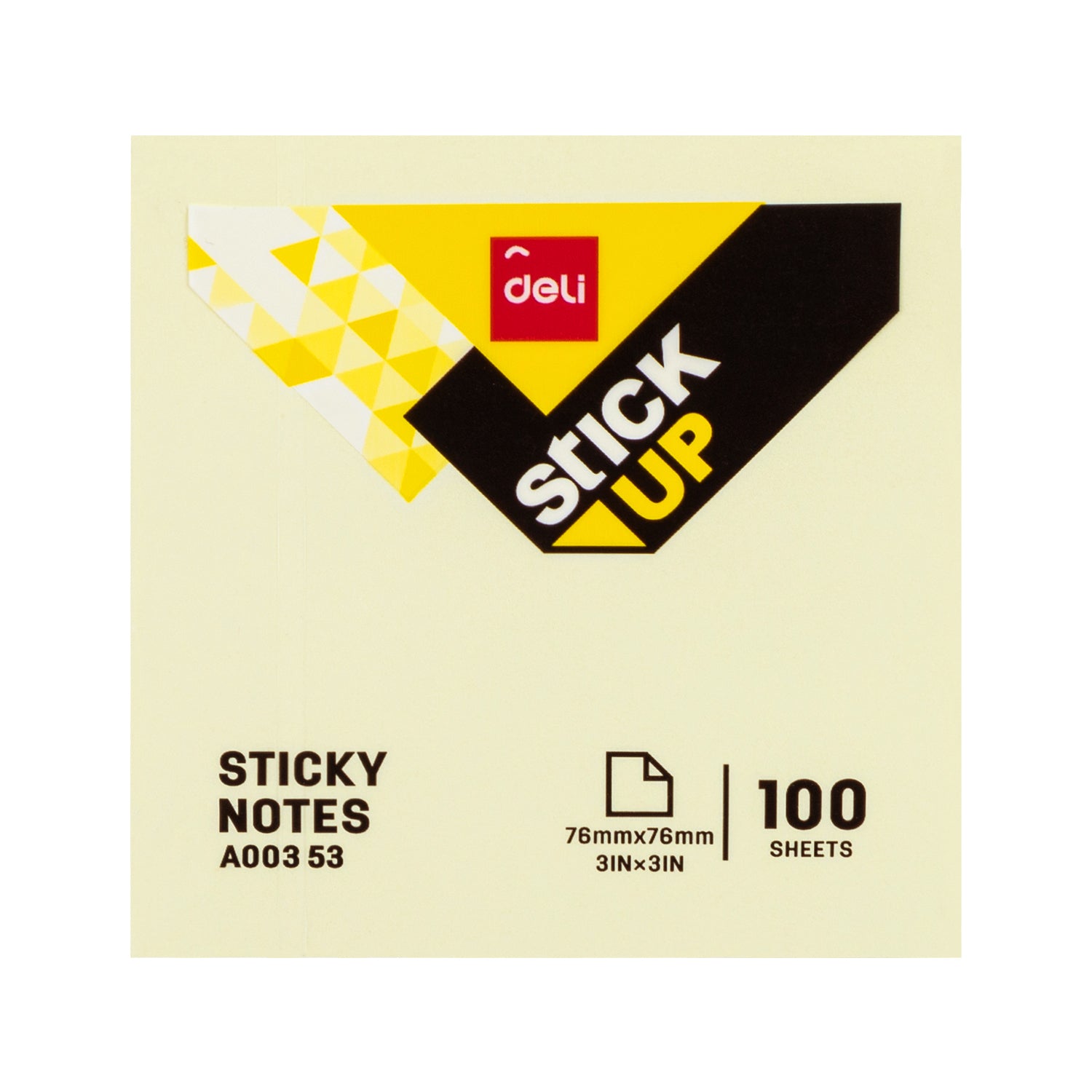 Stick up Sticky Notes-YELLOW | Self Adhesive notes | Bright neon Yellow