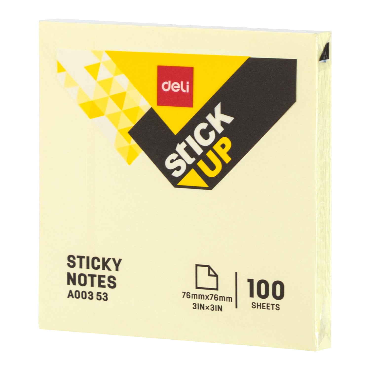 Stick up Sticky Notes-YELLOW | Self Adhesive notes | Bright neon Yellow