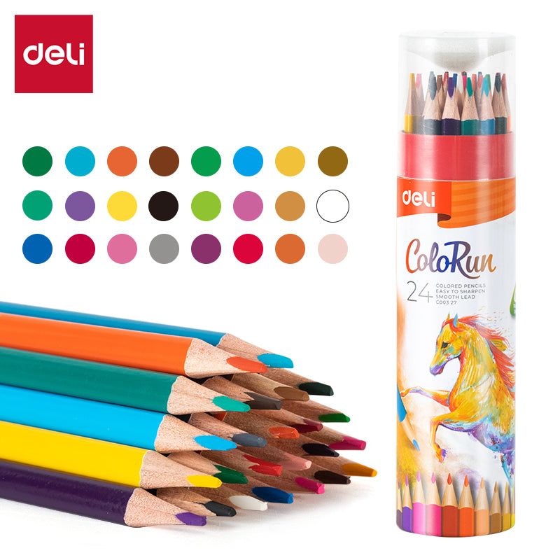 (EC00327) Colorun Colored Pencil-tin-24