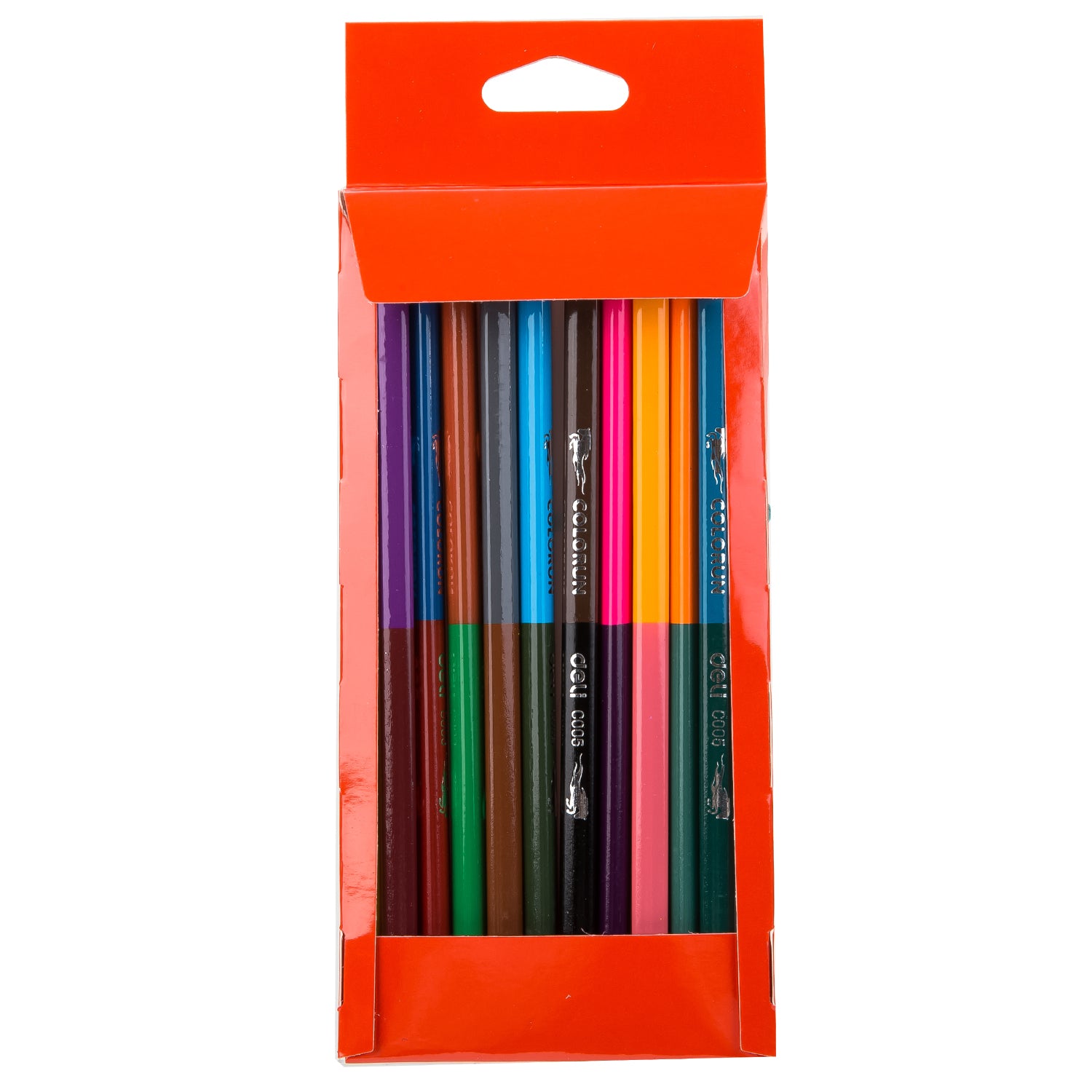 Colorun Dual Colored Pencil-12 | Double ended design | Non-toxic | High quality | 12 pencils 24 colors