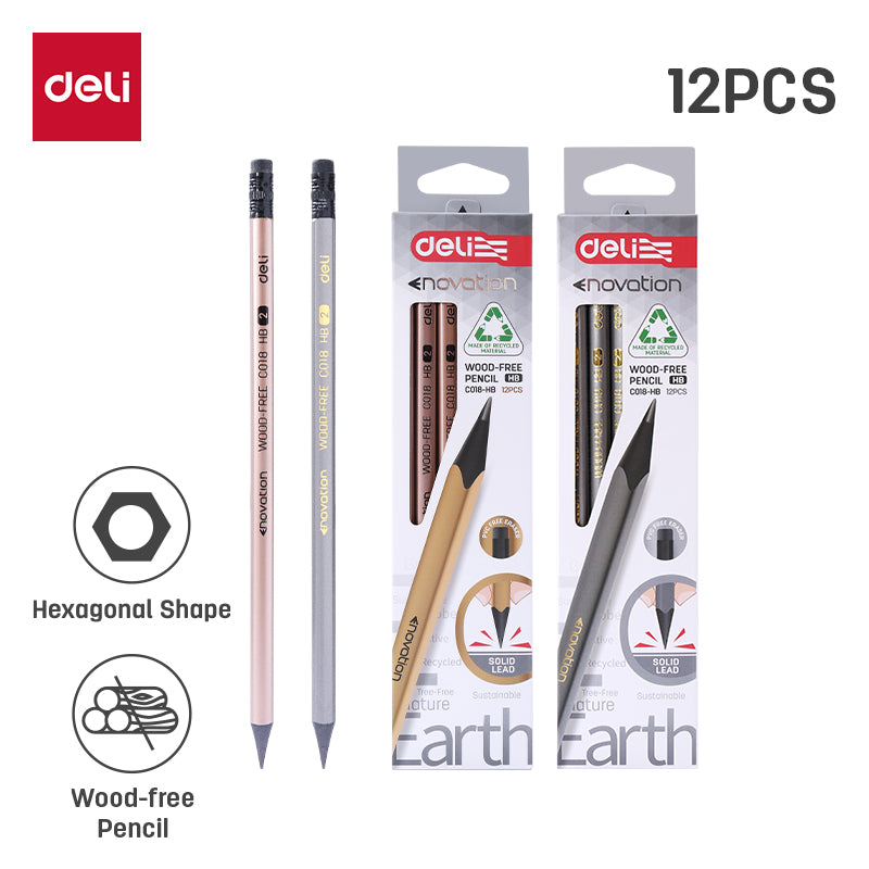 (EC018-HB) Enovation Pencil-Tri- HB- 12