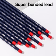 Scribe Pencil -2B-Hex-Blue | Durable | Dark | Safe | Poplar wood | Hexagonal shape