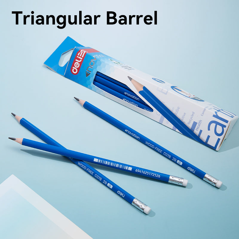 (EC078-2B) Enovation Pencil-Tri-Blue