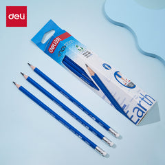 Enovation Pencil-Tri-Blue | Dark & Smooth writing | Durable