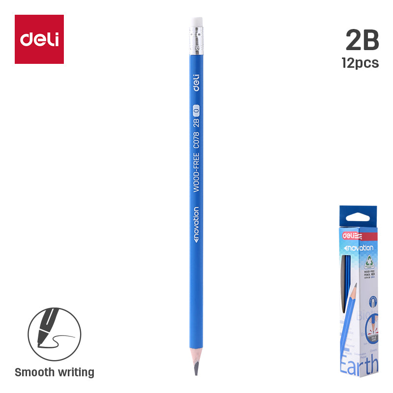 (EC078-2B) Enovation Pencil-Tri-Blue