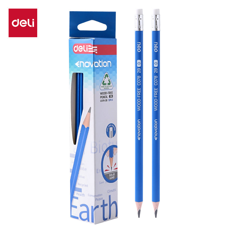 Enovation Pencil-Tri-Blue | Dark & Smooth writing | Durable