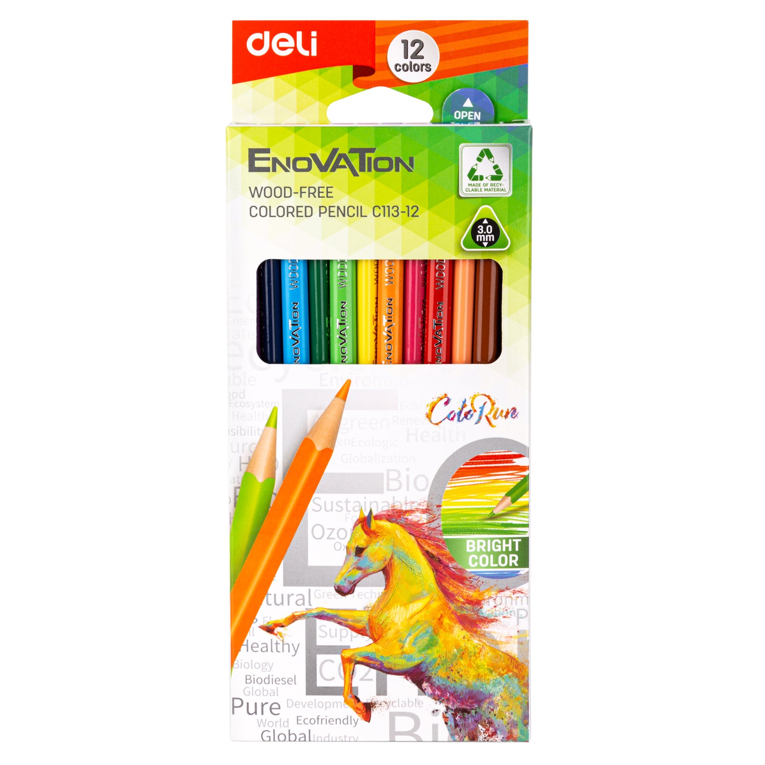 (EC113-12) Enovation Colored Pencil-Full