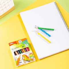 Enovation Colored Pencil-Half | Vibrant | Durable | Comfortable